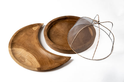 Wood Plates Combo - Set of 2