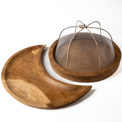 Wood Plates Combo - Set of 2