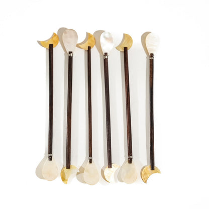 Mother of Pearl Ramadan Spoons - Set of 6
