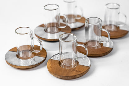 Wood x Aluminium Tea Set