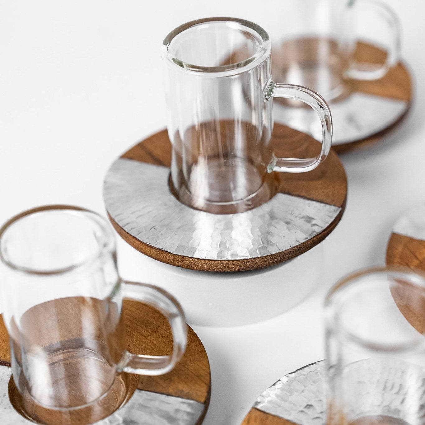Wood x Aluminium Tea Set