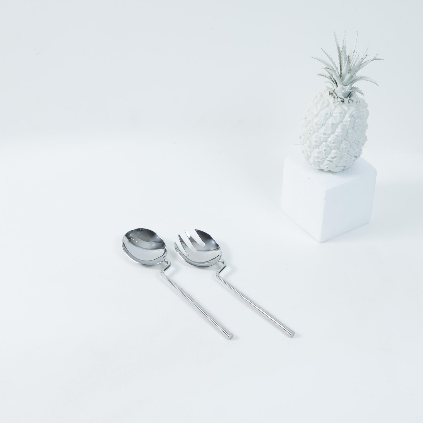 Set of 2 Stainless Steel Serving Utensils