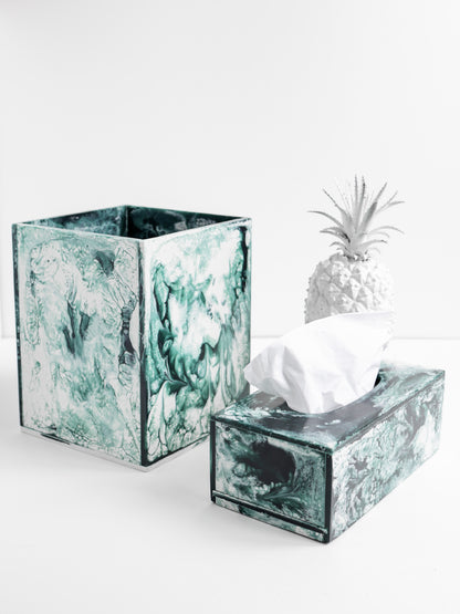Green Resin Tissue Box