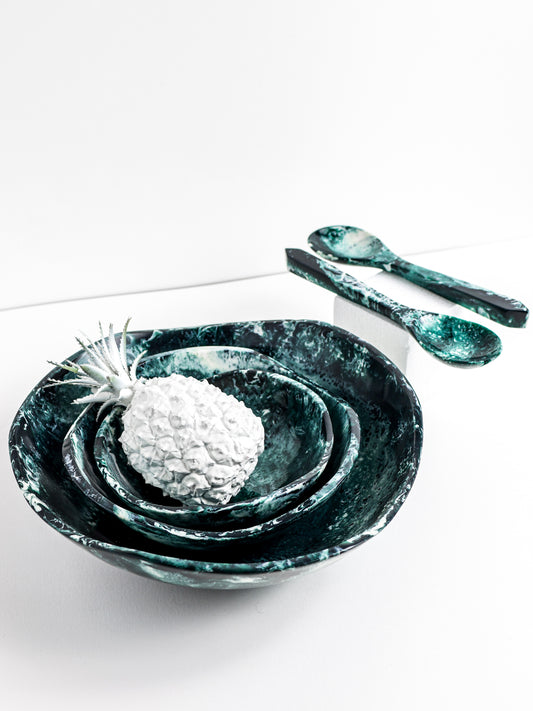 Green Resin Bowl - Small