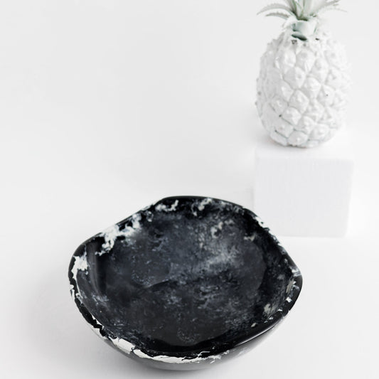 Black & White Resin Bowl - Small