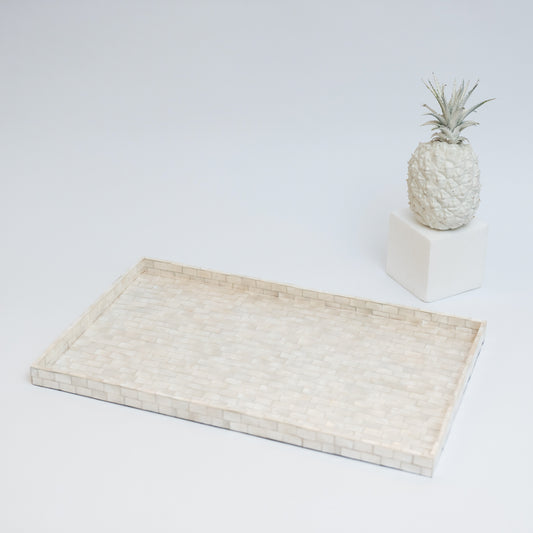 Large Rectangular Shell Tray