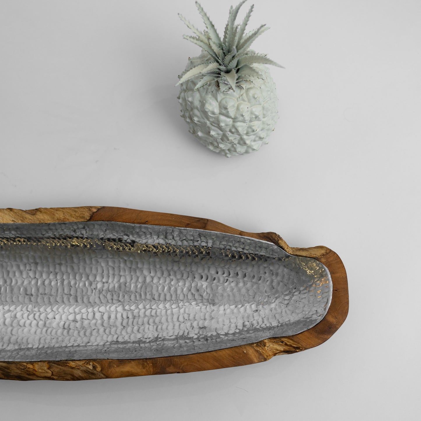 Wood x Aluminium Long Plate/Bowl