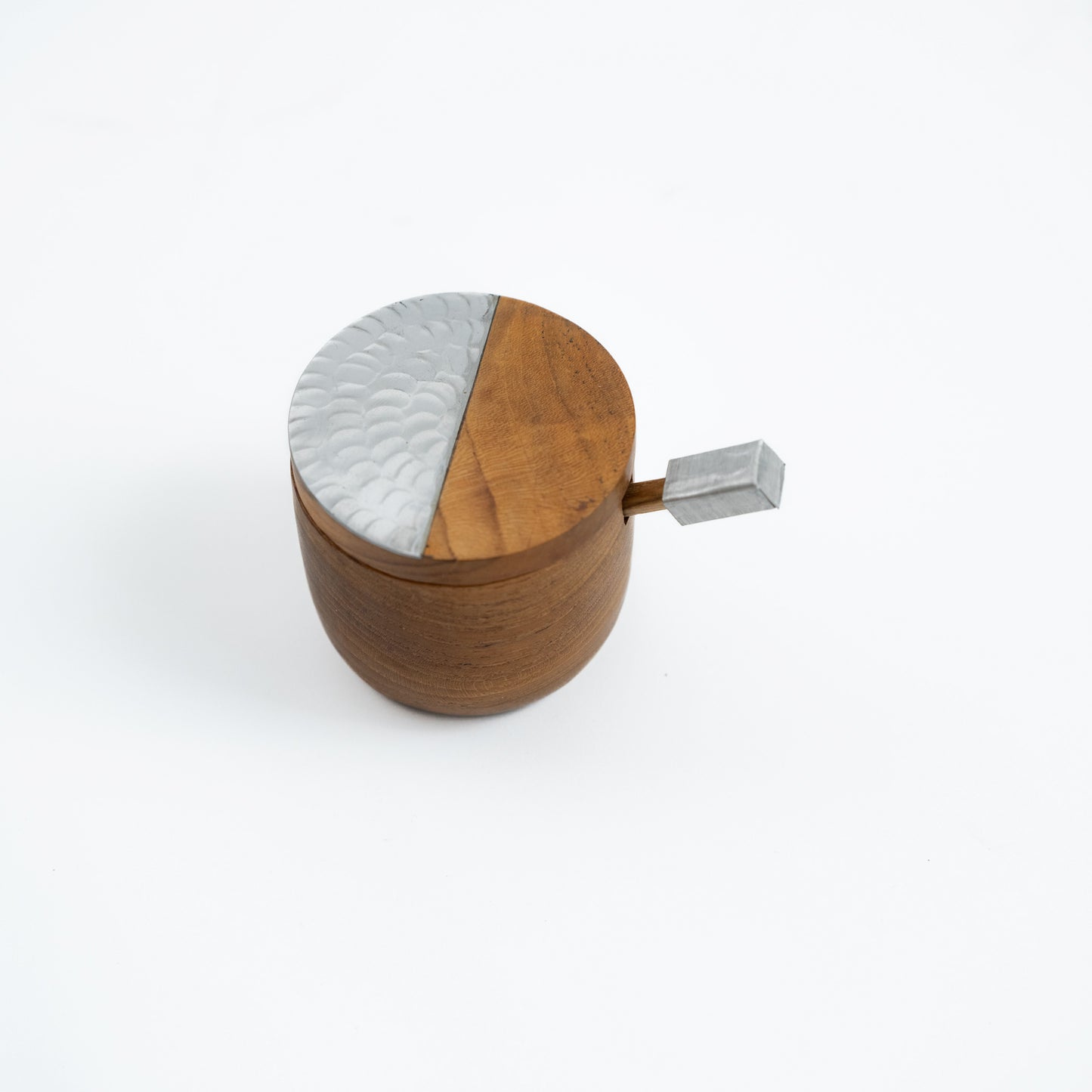 Wood x Aluminium Sugar Container
