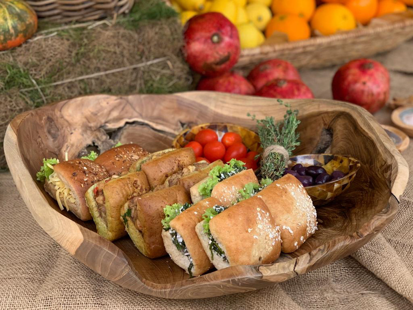 Plain Wood Bowl - XL