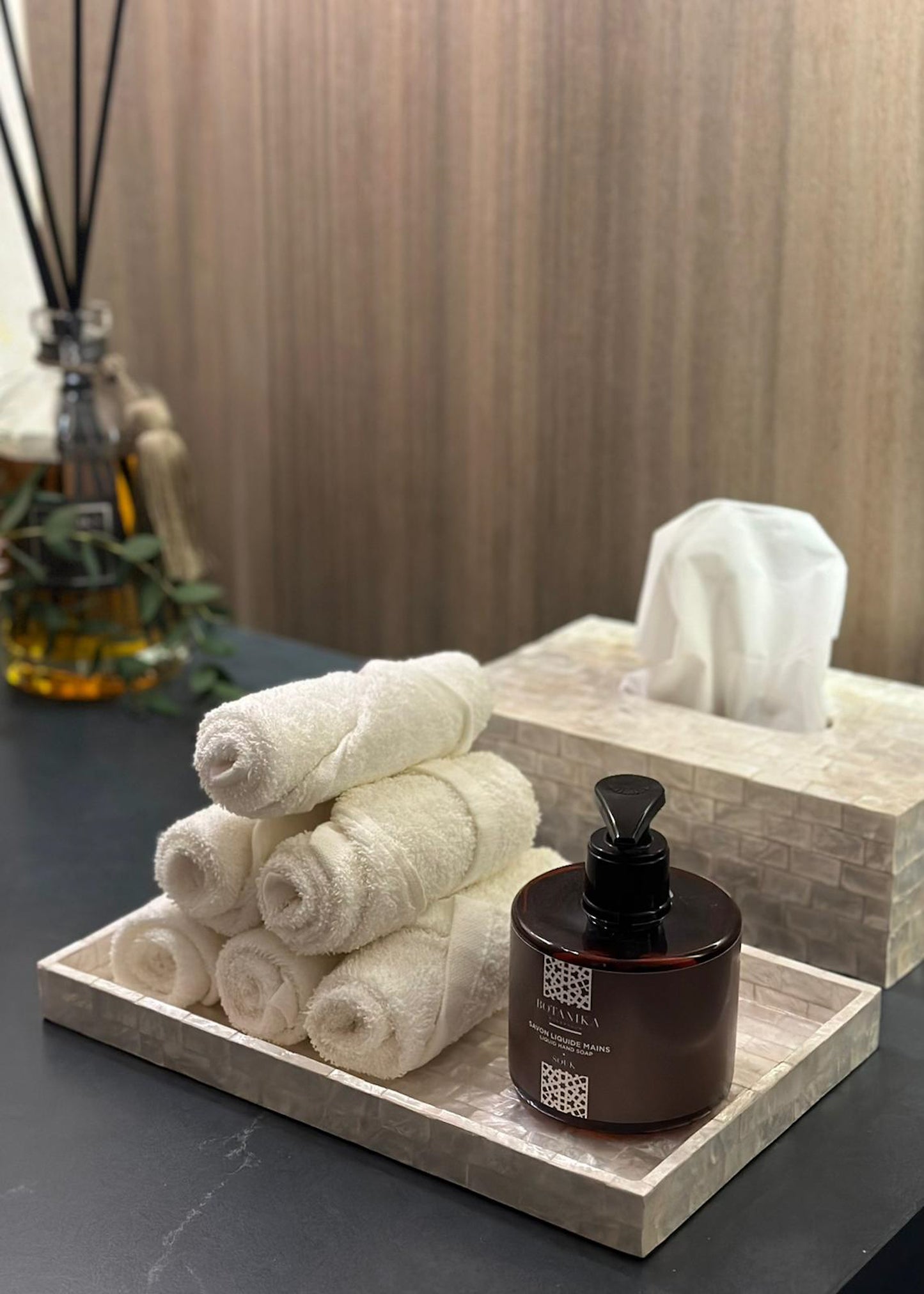 White Small Rectangular Tray